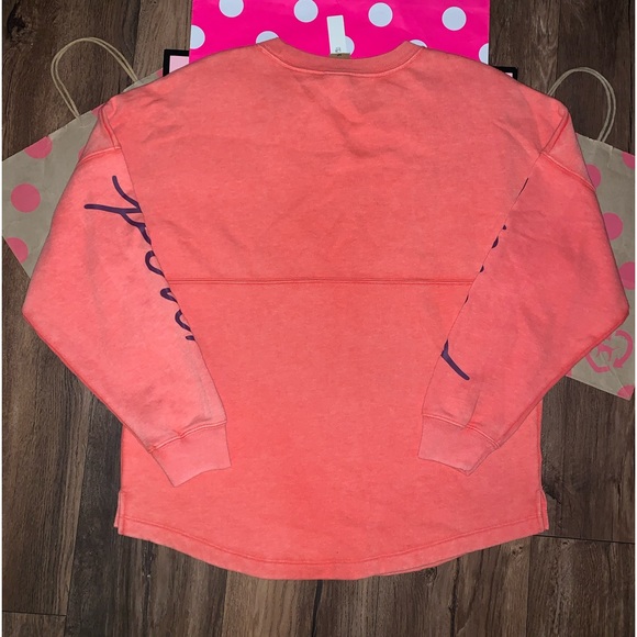 NWT VS PINK Size SMALL Varsity Campus Crew Sweatshirt. - Picture 7 of 7